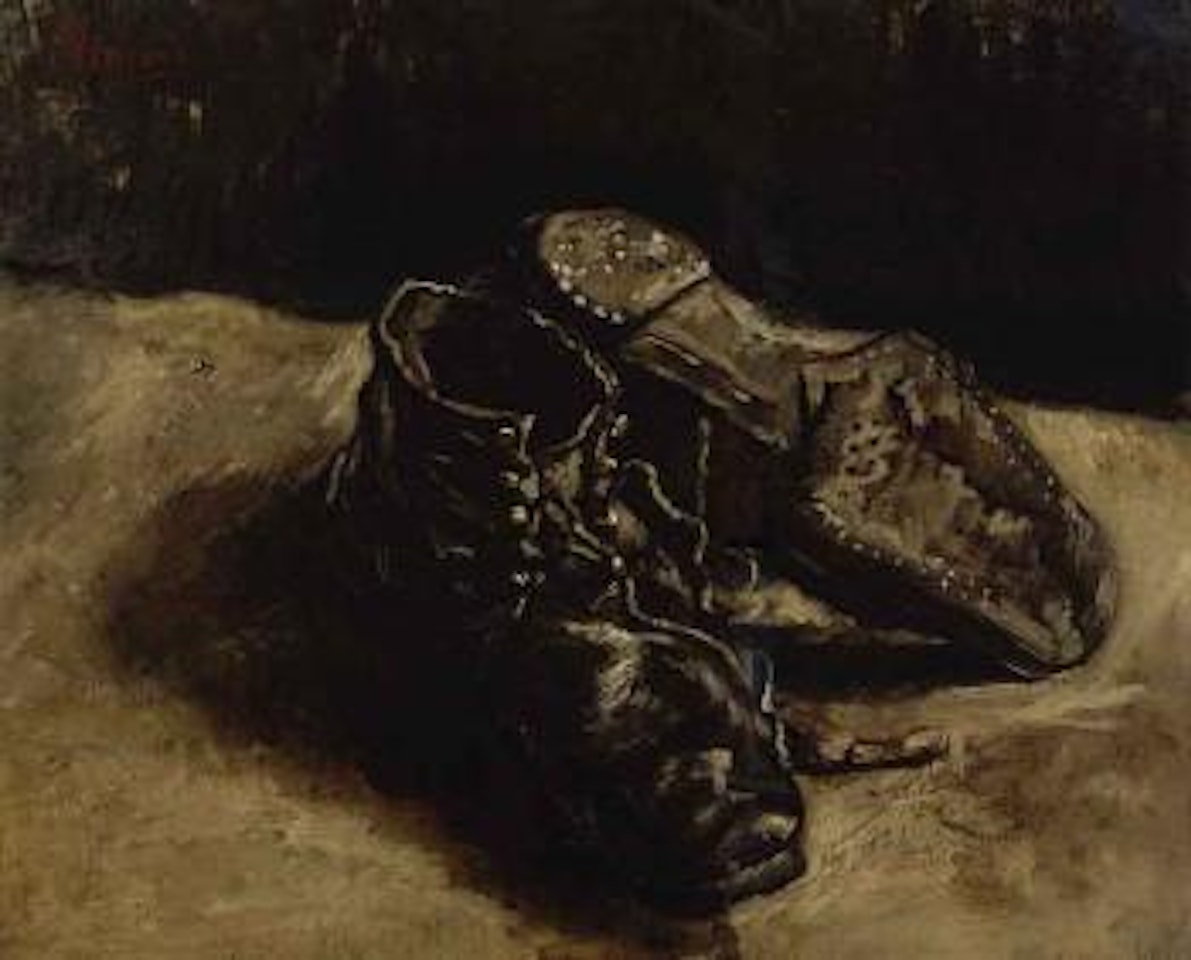 A pair of shoes by Vincent van Gogh