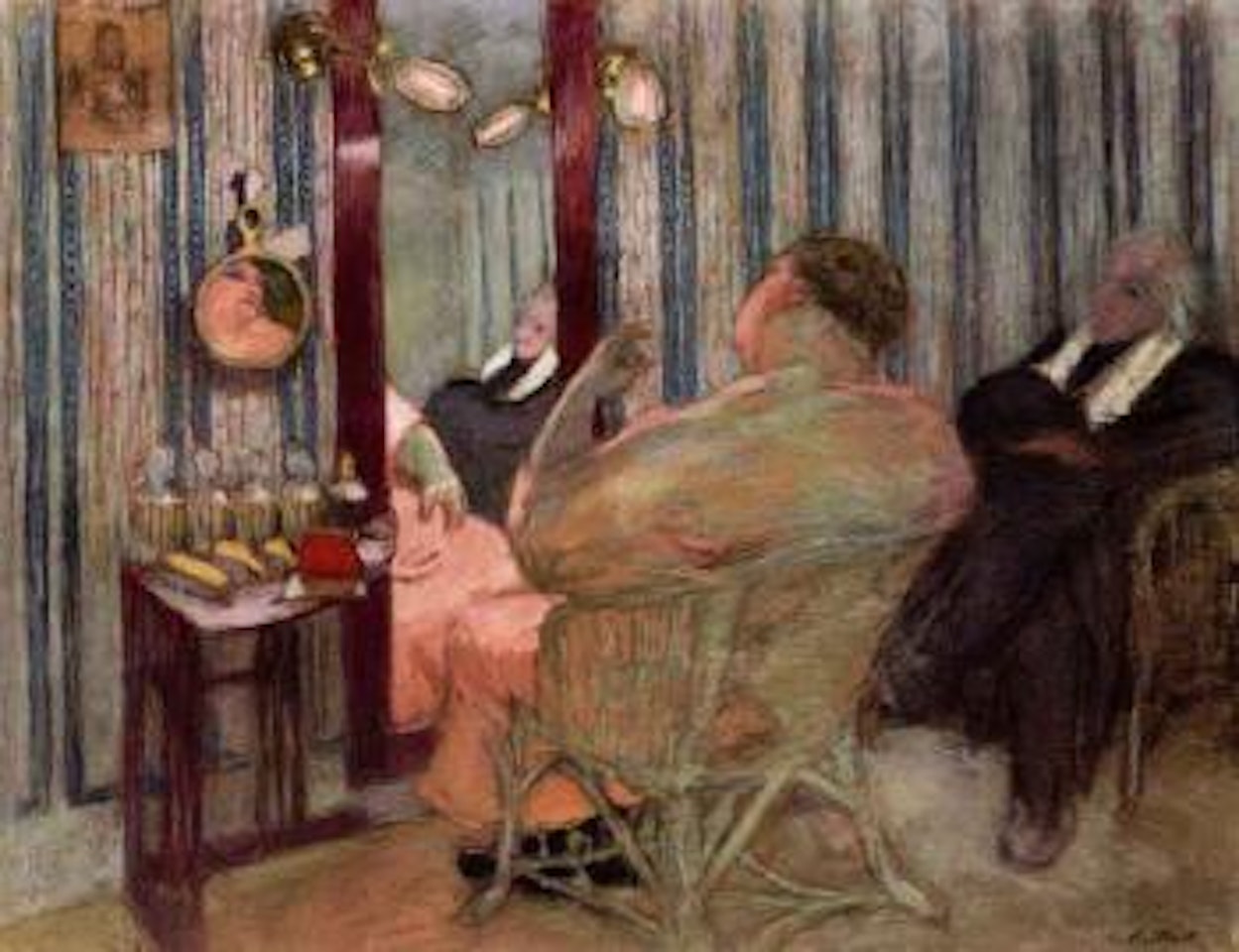 Sacha Guitry dans sa loge by Édouard Vuillard