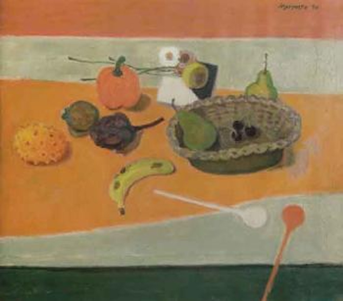 Still life with pepperoni by Alberto Morrocco