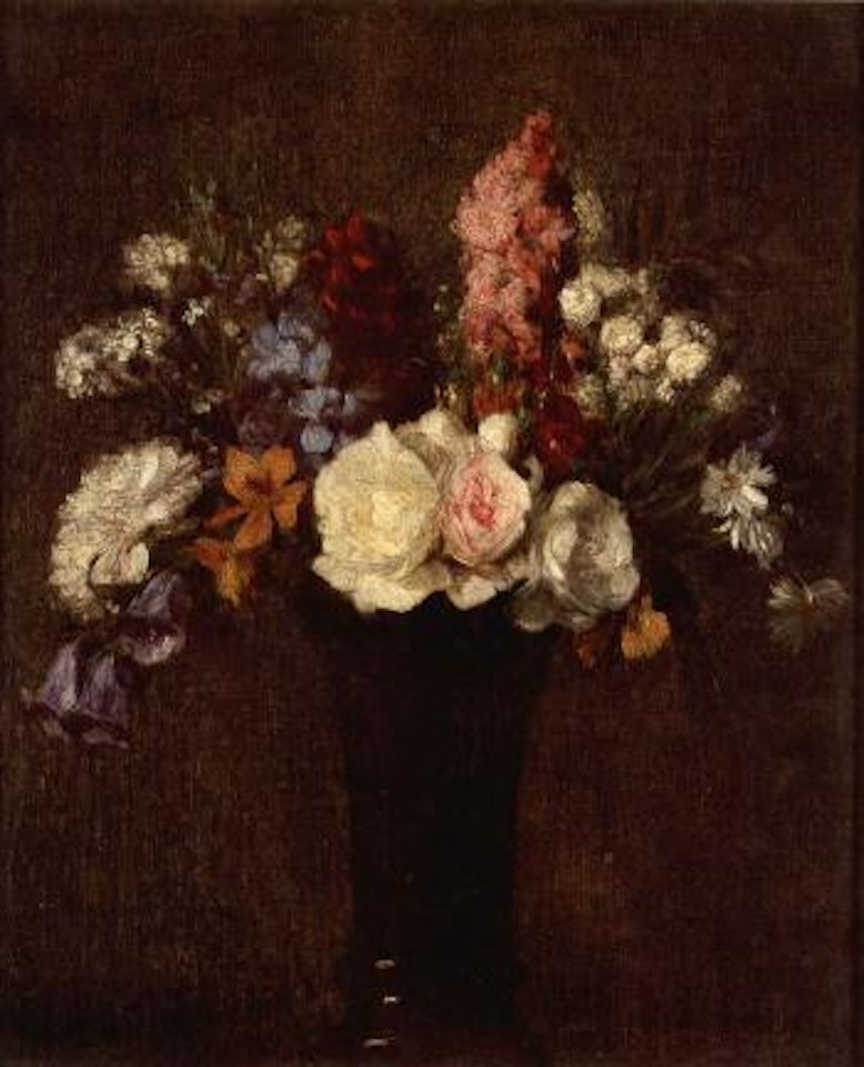 Vase de fleurs variees by Henri Fantin-Latour