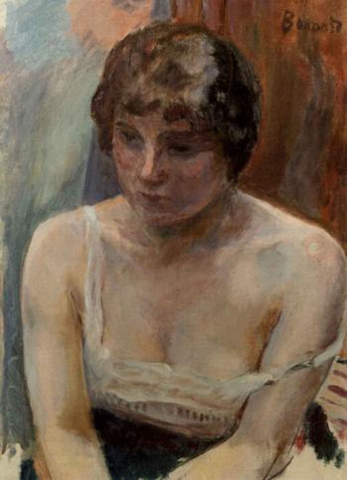 Jeune femme a la gorge decouverte by Pierre Bonnard