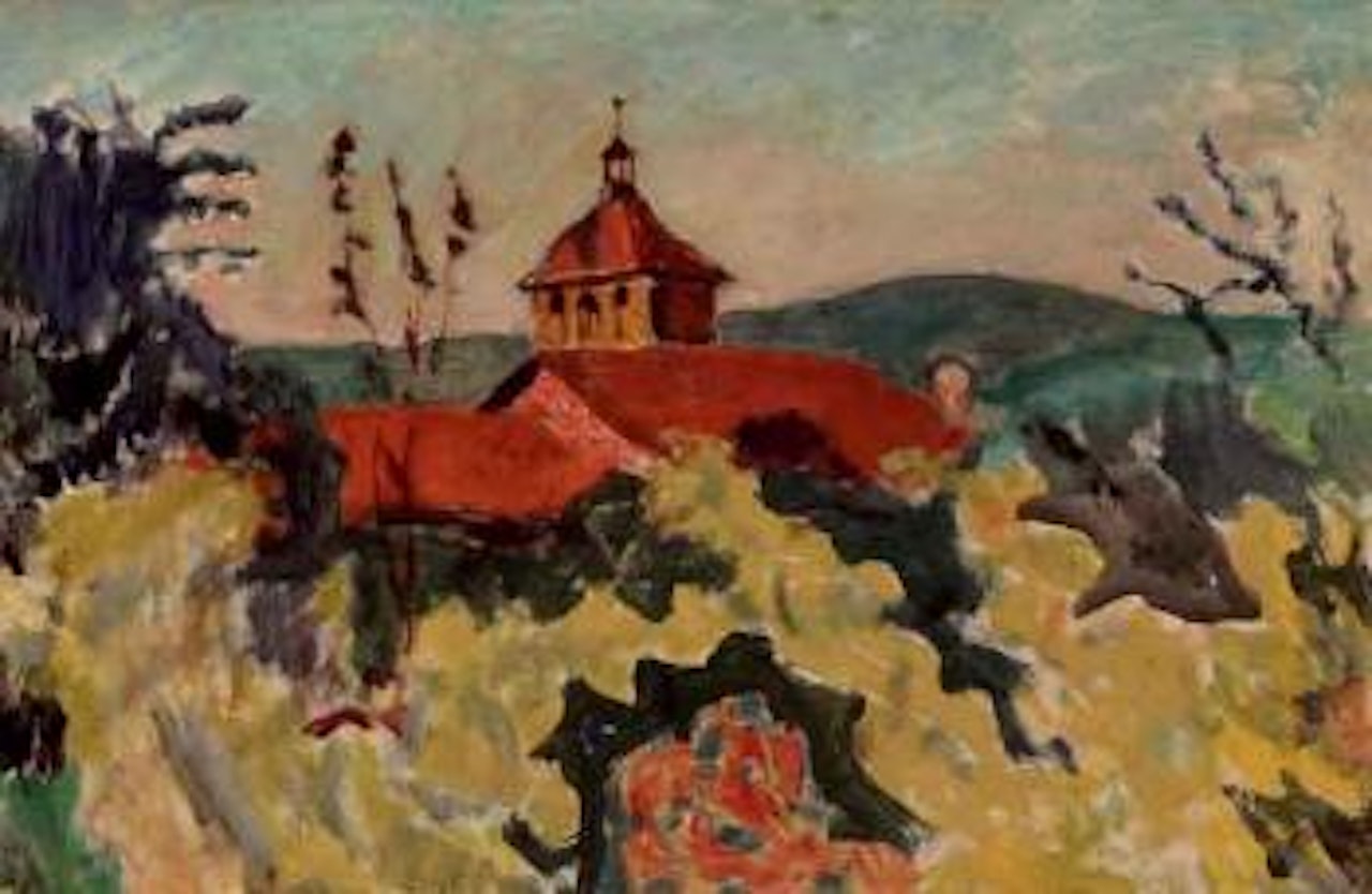 Toit rouge by Pierre Bonnard