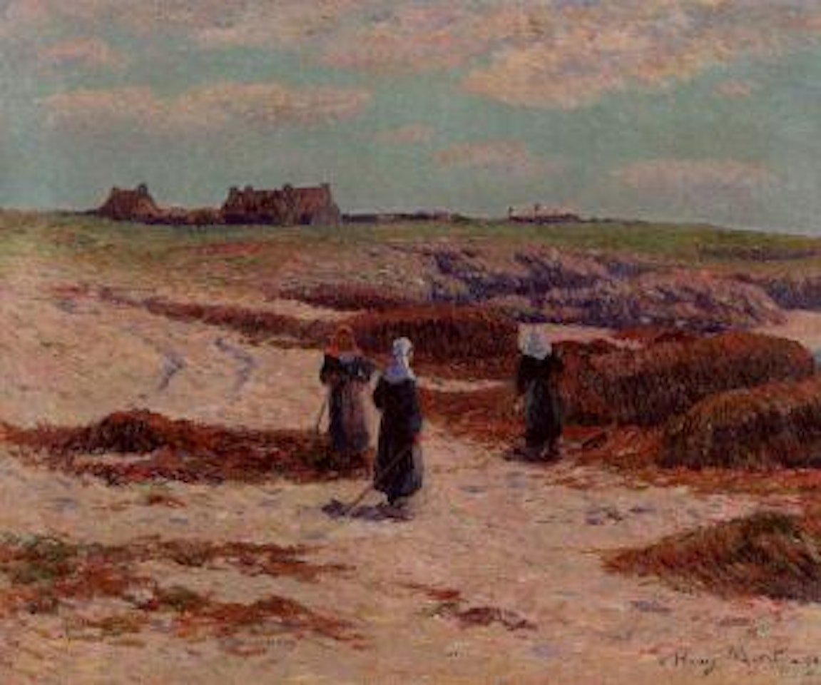 Goemons a Trevignon, Finistere by Henry Moret