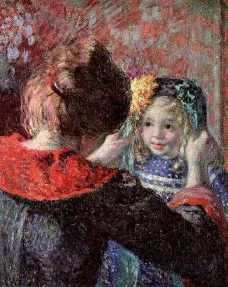 Madame Lebasque et sa fille Marthe by Henri Lebasque