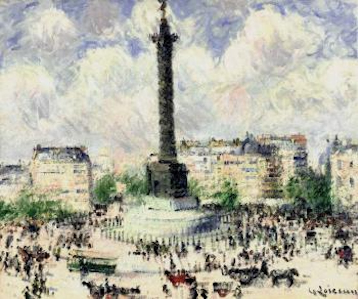 Place de la Bastille, Paris by Gustave Loiseau