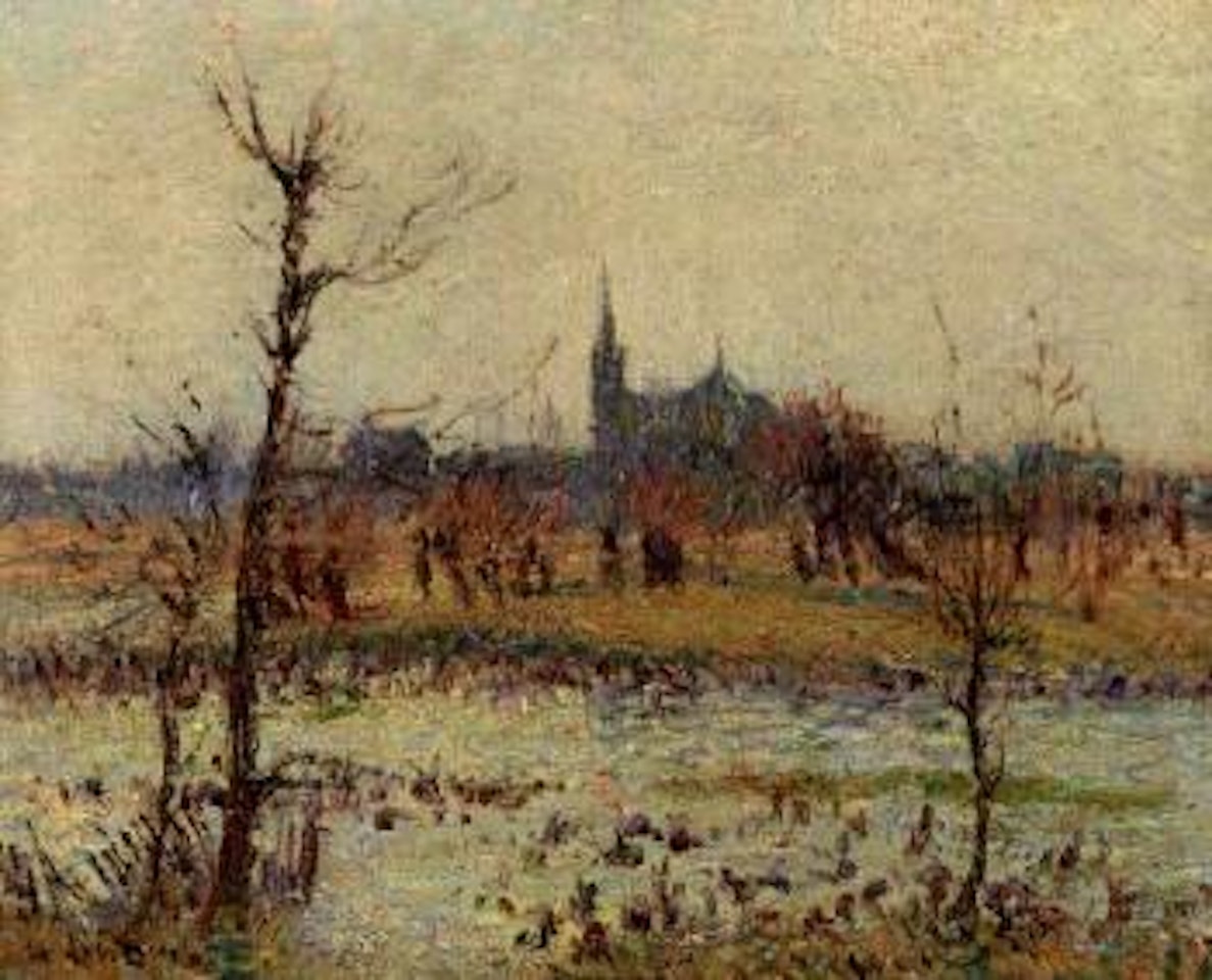 Cathedrale d'Auxerre by Gustave Loiseau