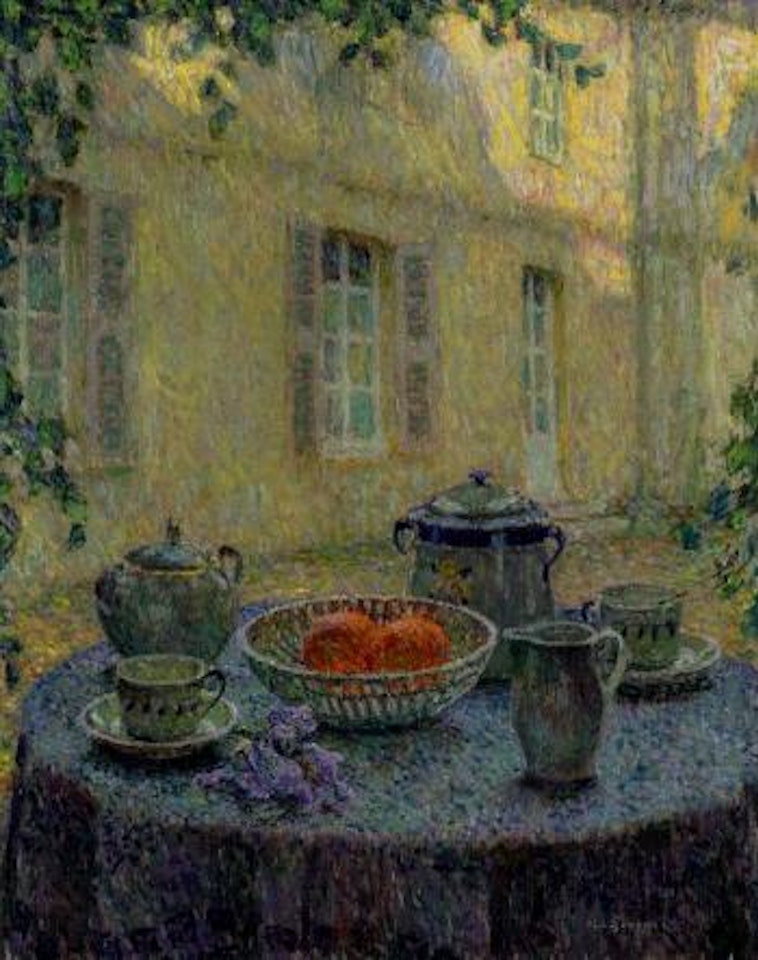 Nappe bleue, Gerberoy by Henri Le Sidaner