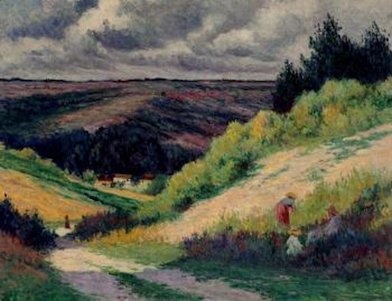 Paysage vallonne pres de Moulineux by Maximilien Luce
