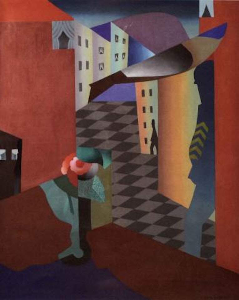 Ville et oiseau by Leopold Survage