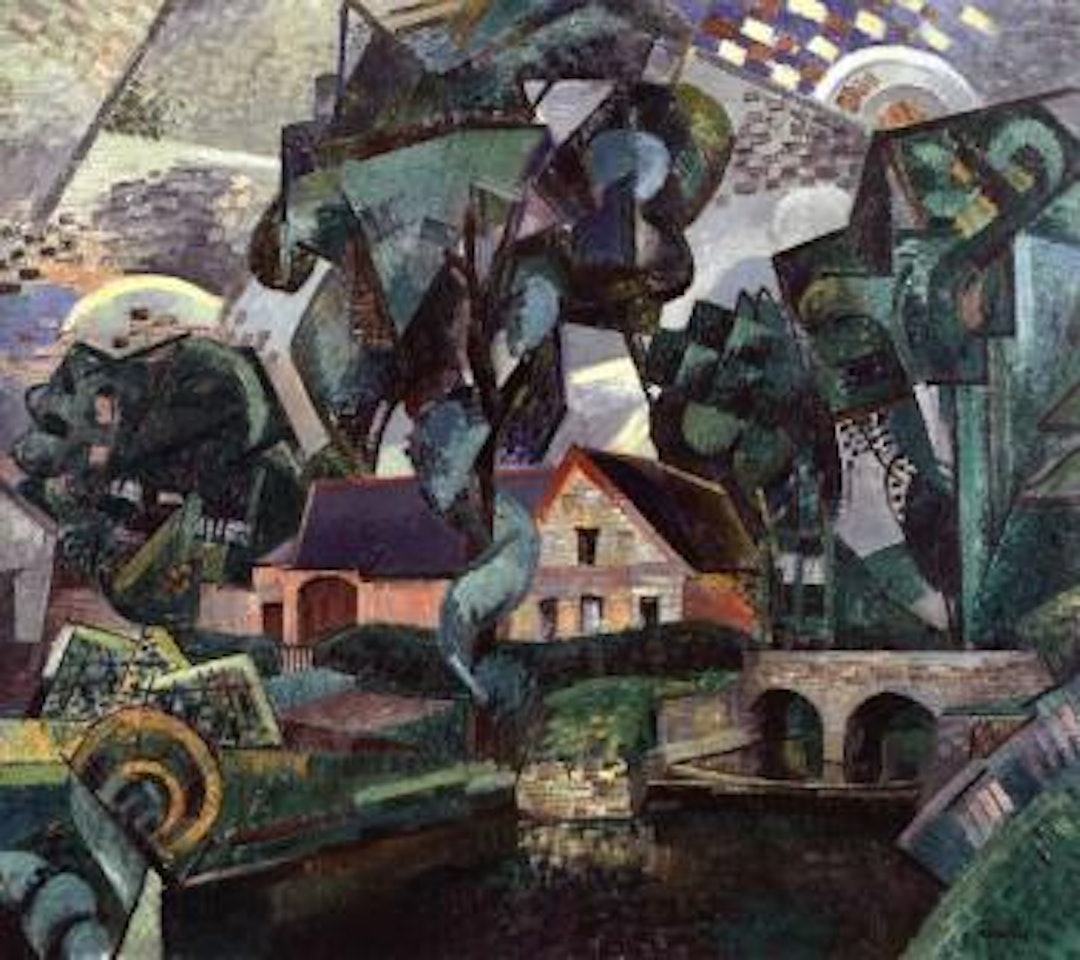 Pont sur l'Oise by Auguste Herbin