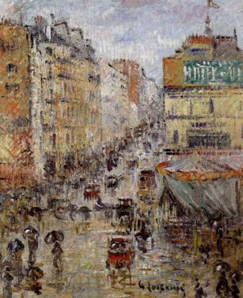 Rue de Clignancourt, Paris by Gustave Loiseau