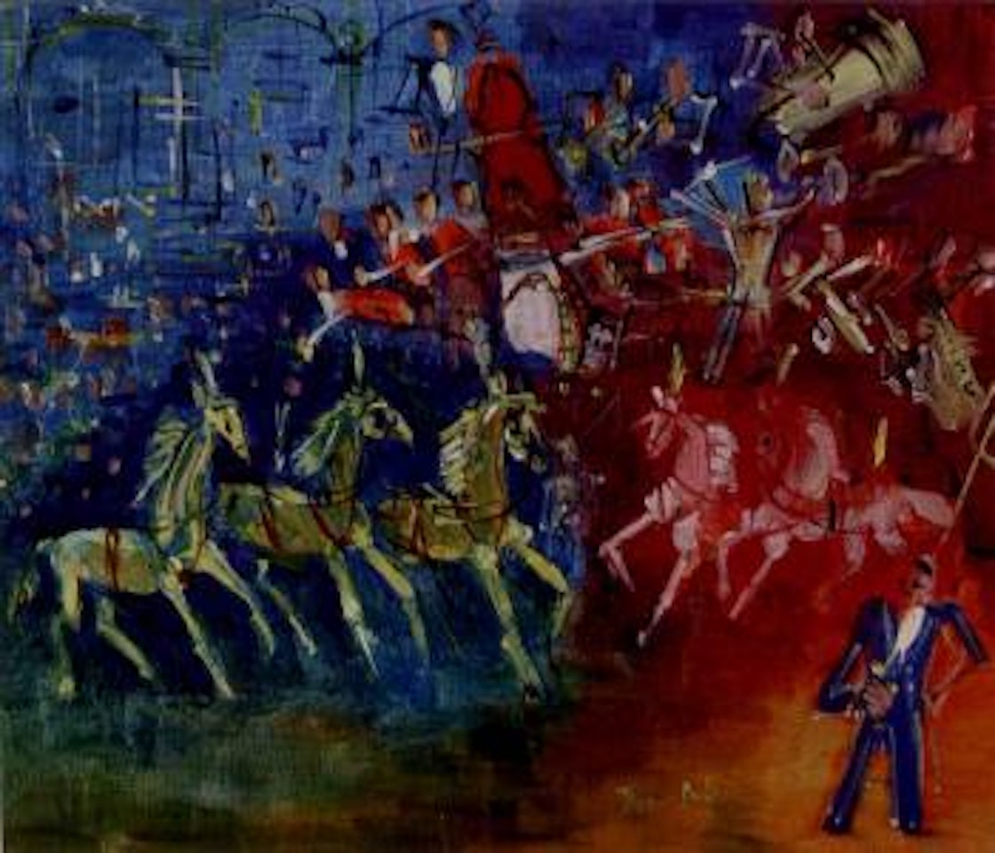 Chevaux en liberte by Jean Dufy