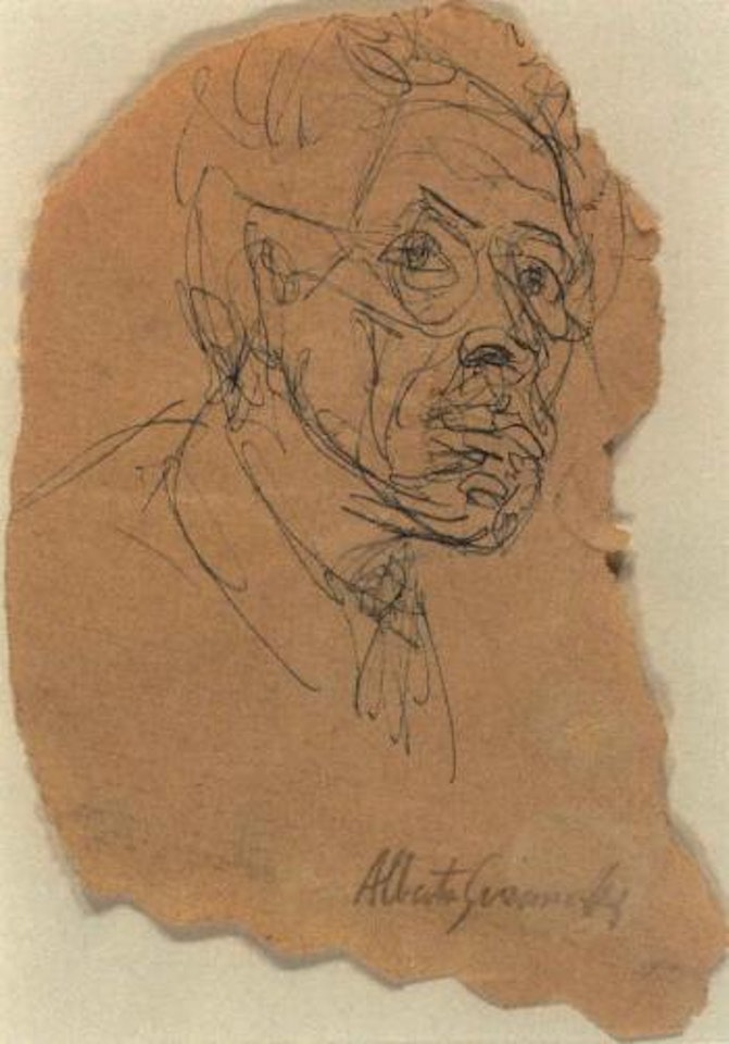 Self-portrait by Alberto Giacometti