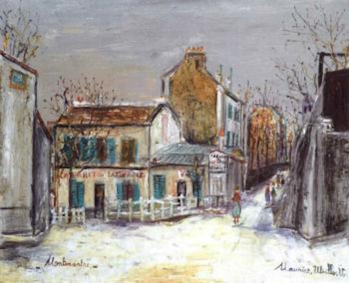 Lapin Agile, Montmartre by Maurice Utrillo