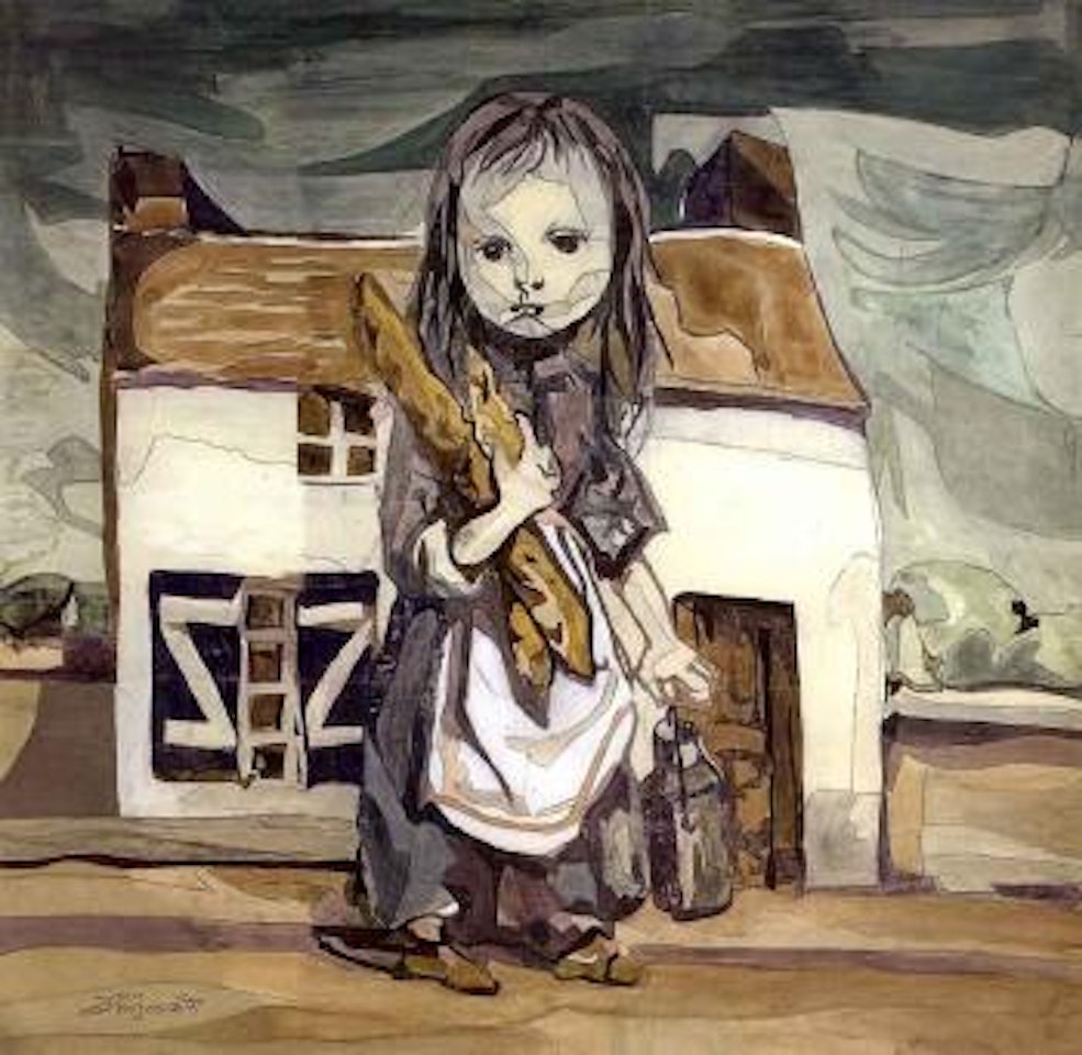 Marchande de lait by Leonard Tsuguharu Foujita