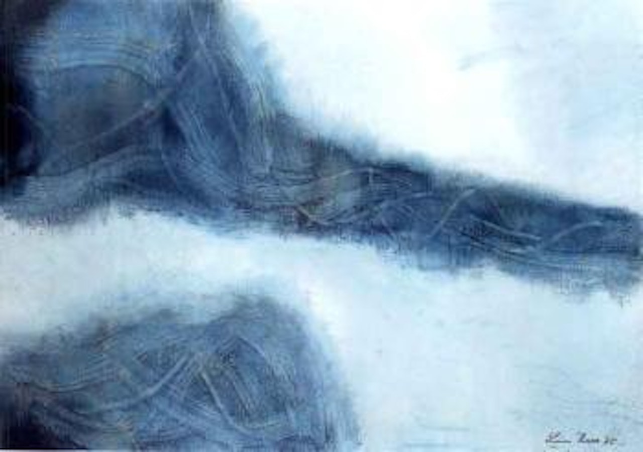Composition bleue by Léon Zack