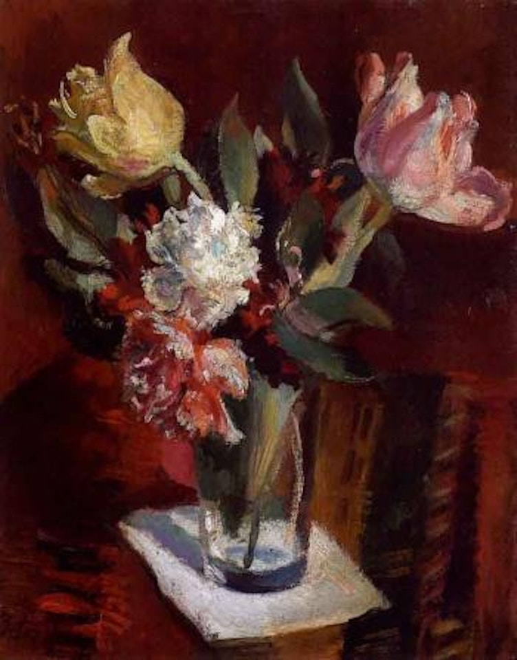 Bouquet de fleurs by Georgij Aleksandrovic Lapschin