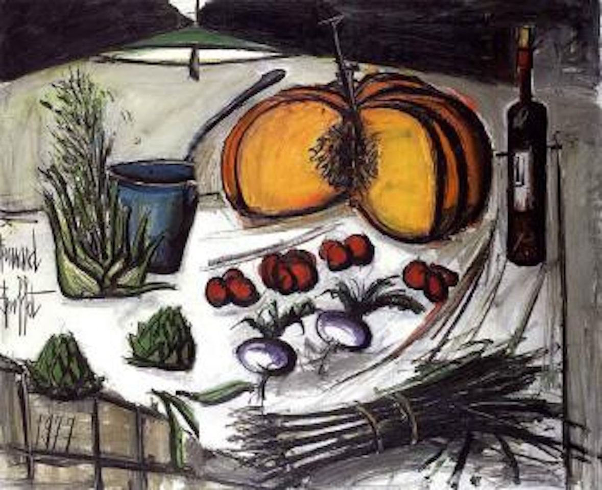 Nature morte a la citrouille by Bernard Buffet