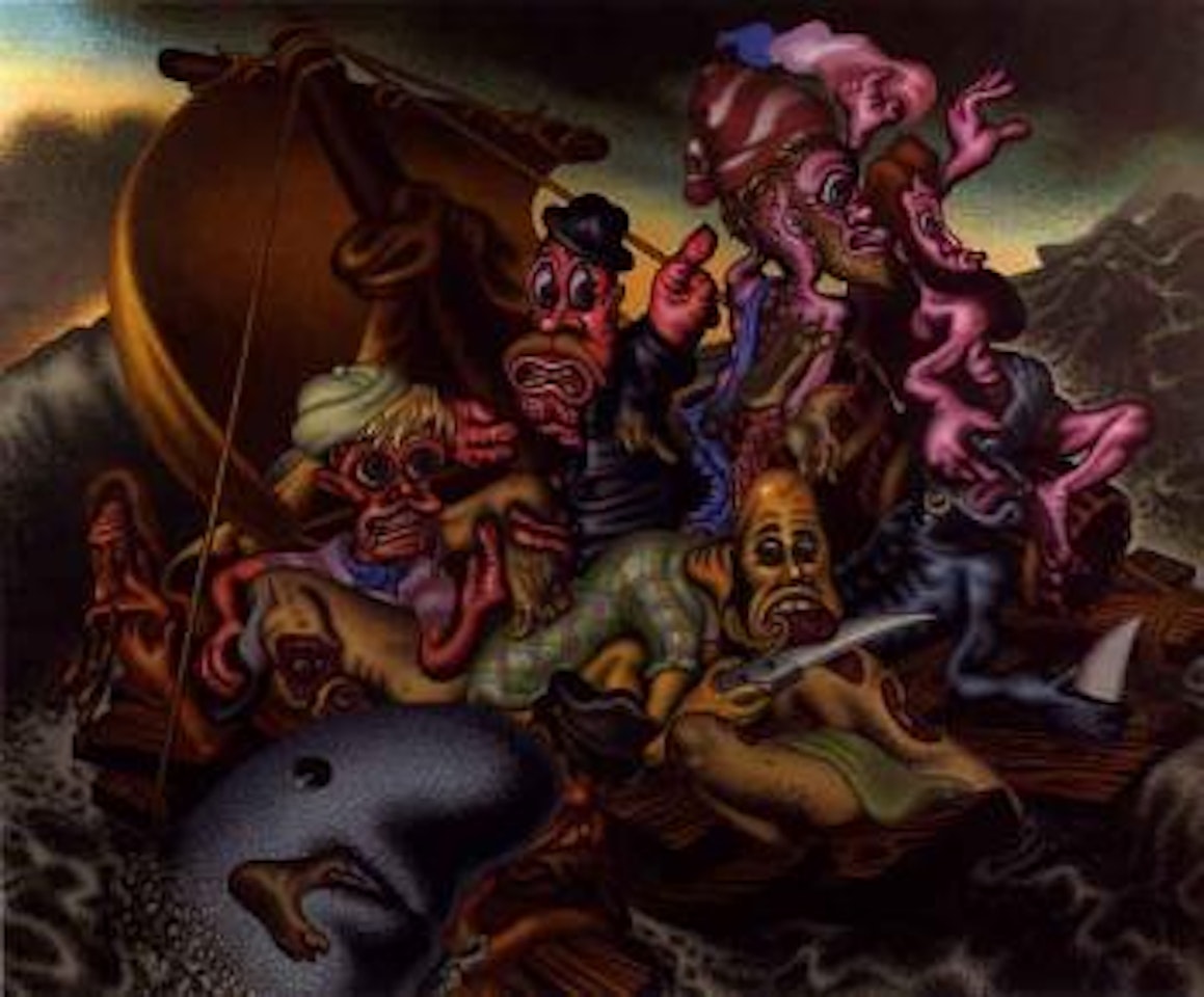 Raft of Medusa by Peter Saul