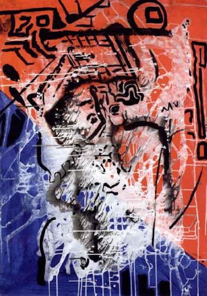 Untitled - abstract by Sigmar Polke
