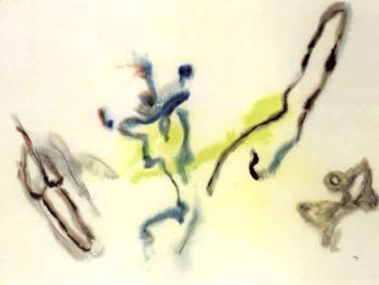 Untitled - composition by Henri Michaux