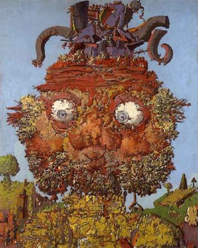 Untitled - surrealist head by Dado