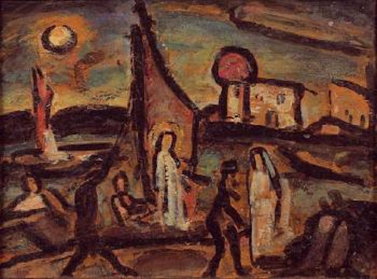 Christ et des pecheurs by Georges Rouault