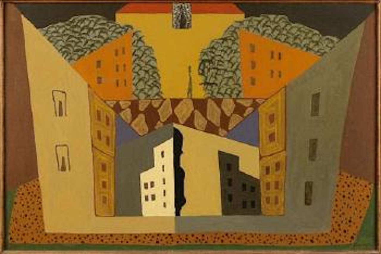 L'homme dans la ville by Leopold Survage