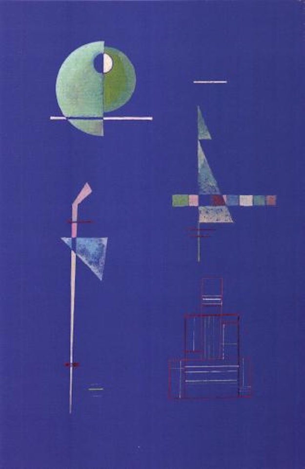 Leise Deutung by Wassily Kandinsky
