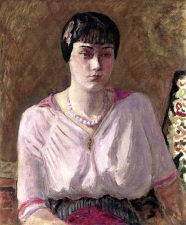 Portrait de jeune fille, Mademoiselle Renee Terrasse by Pierre Bonnard