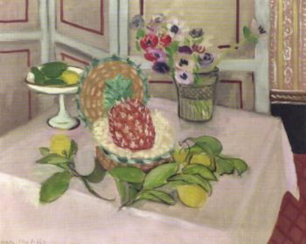 Nature morte aux ananas et citrons by Henri Matisse