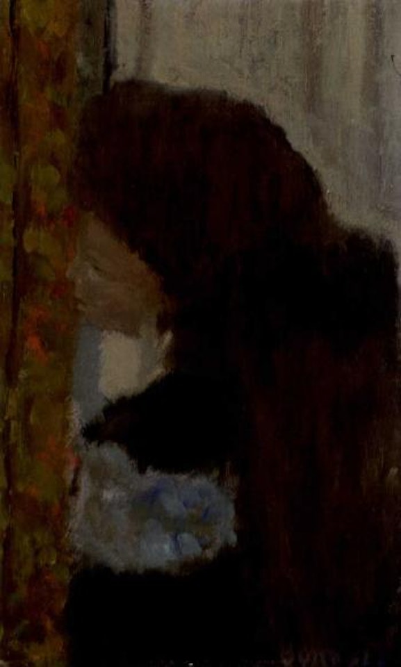 La jeune fille a l'abondante chevelure by Pierre Bonnard