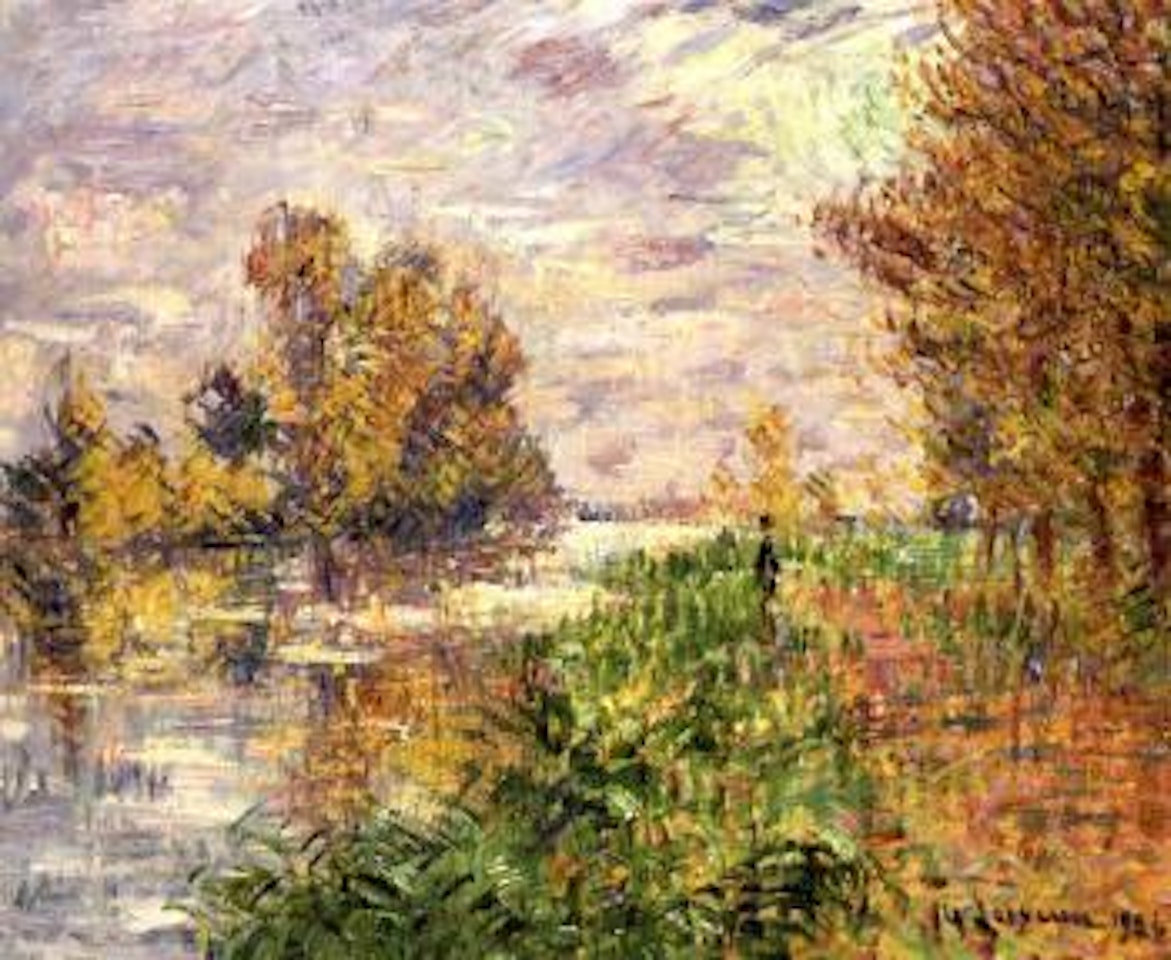 La riviere en automne, Saint-Cyr du Vaudreuil by Gustave Loiseau