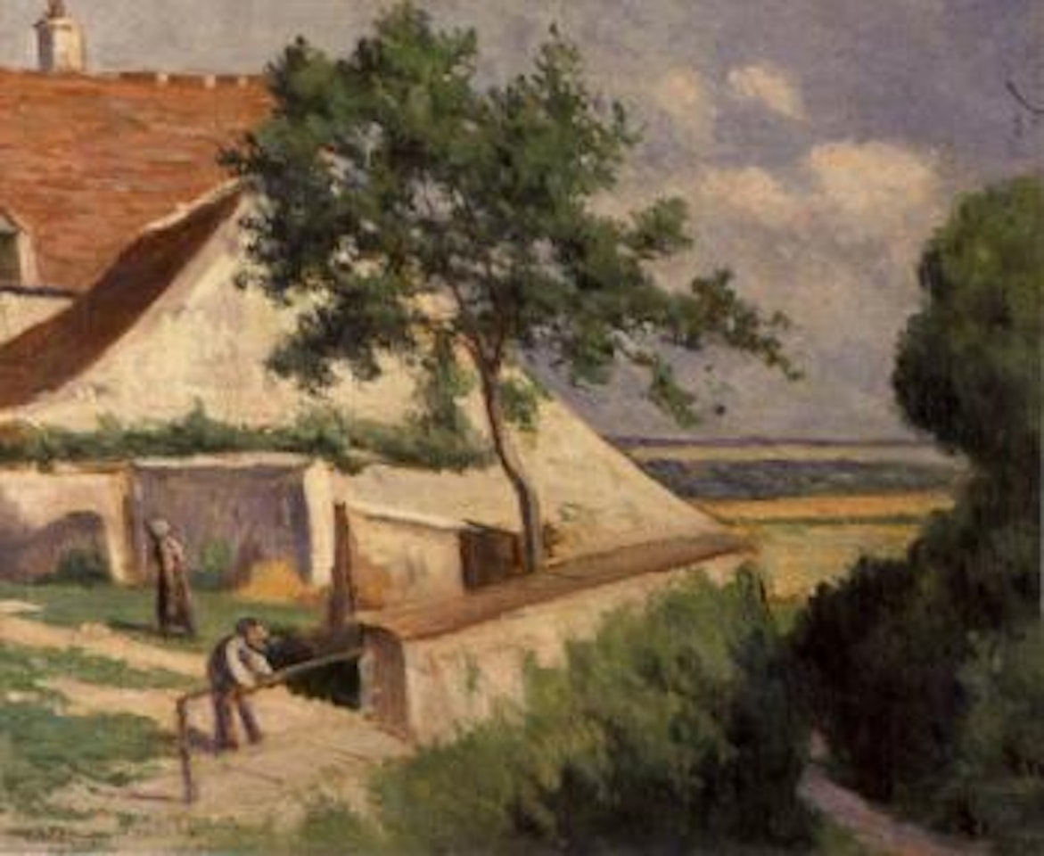 Rolleboise, derriere l'eglise by Maximilien Luce