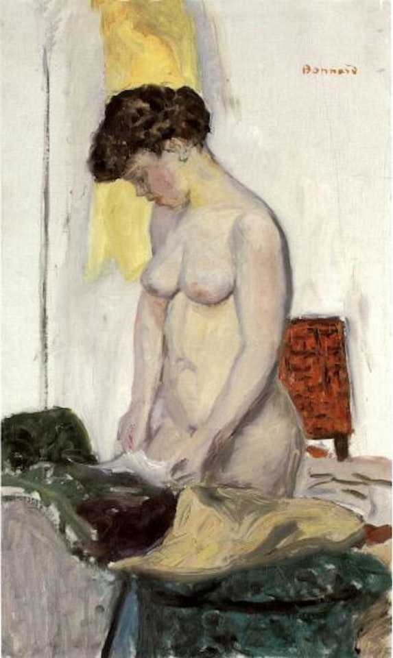 Nu debout, de profil by Pierre Bonnard