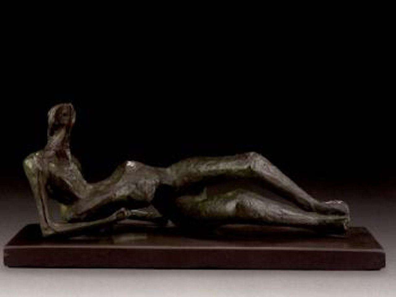 Maquette for reclining figure No.2 by Henry Moore
