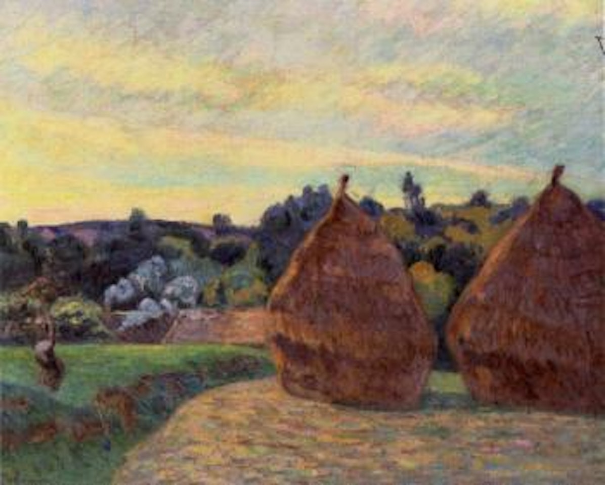 Meules a l'Ile de France by Armand Guillaumin