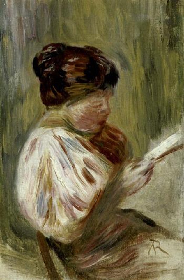 Femme lisant by Pierre-Auguste Renoir