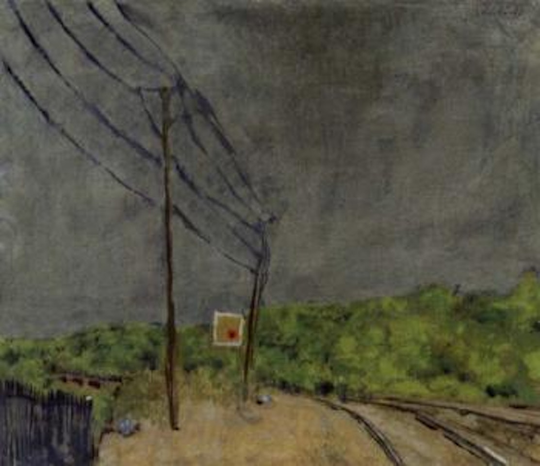 Le petit train a Conflans-Sainte-Honorine by Édouard Vuillard