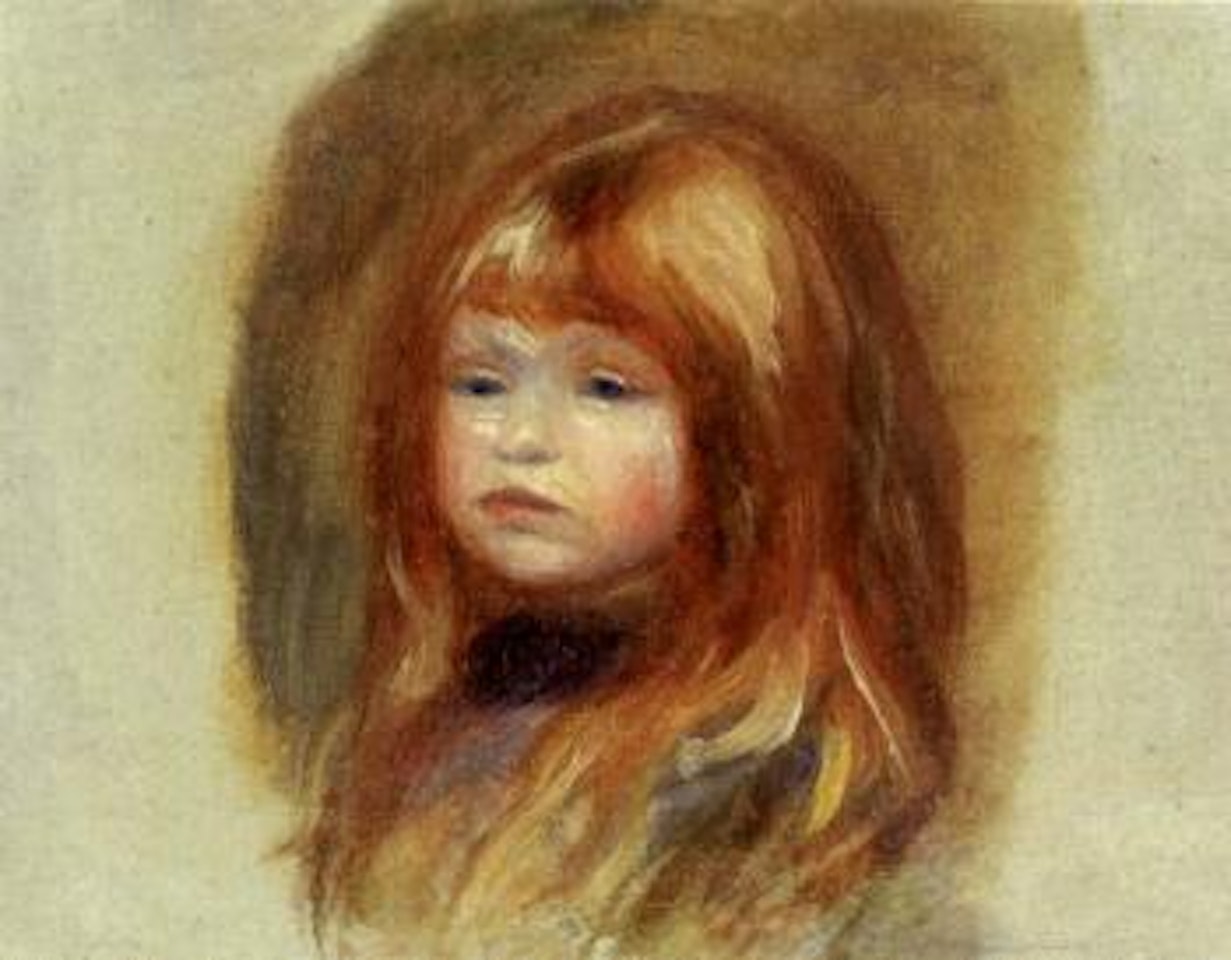 Tete de petit garcon by Pierre-Auguste Renoir
