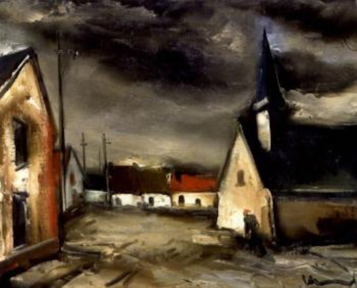 Palce de l'eglise by Maurice de Vlaminck