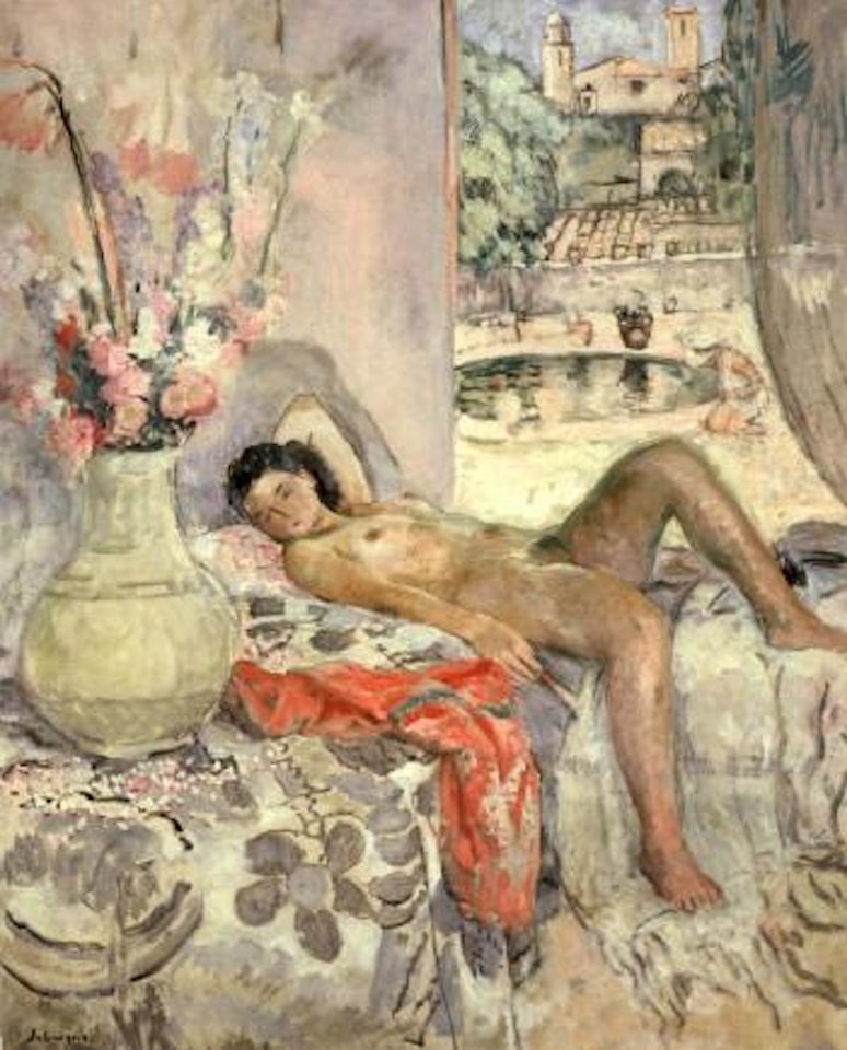 Nu allonge by Henri Lebasque