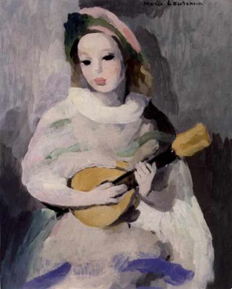 Jeune fille a la mandoline by Marie Laurencin