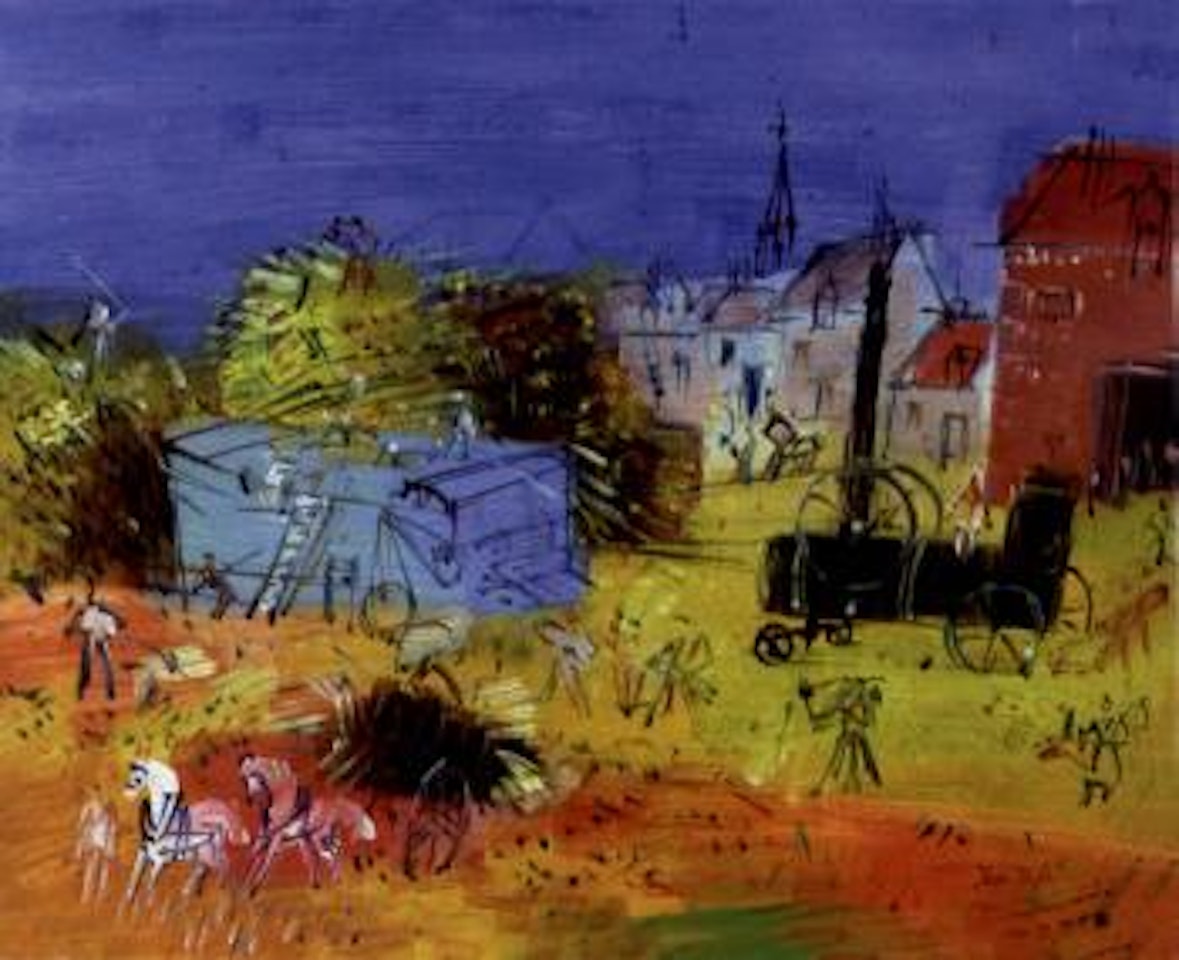Les battages by Jean Dufy