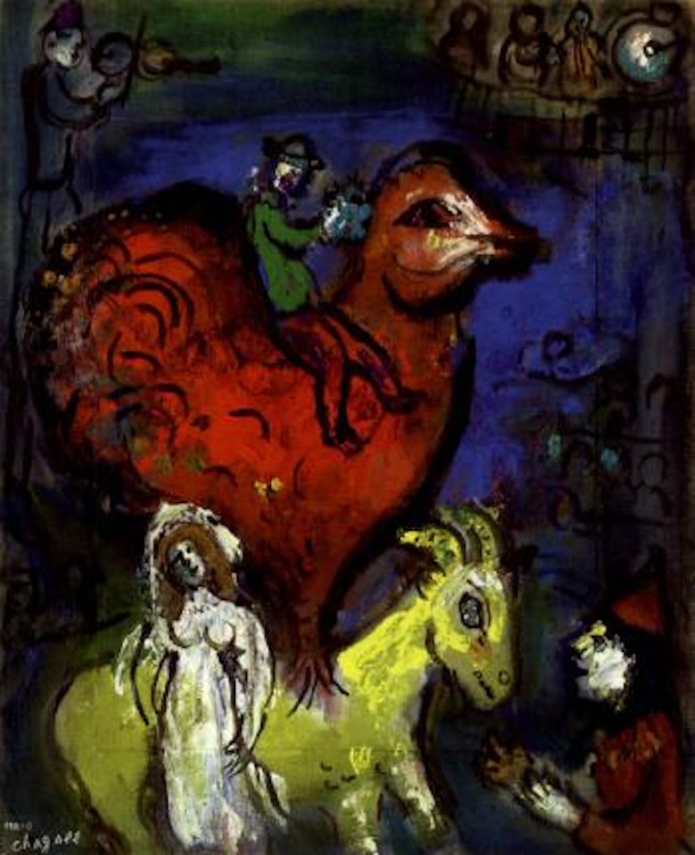 Coq au cirque by Marc Chagall