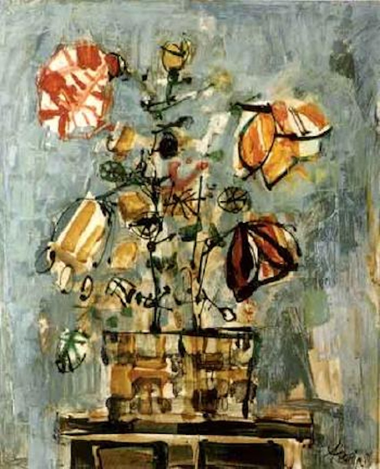 Vase e tulipes jaunes by Paul Aizpiri