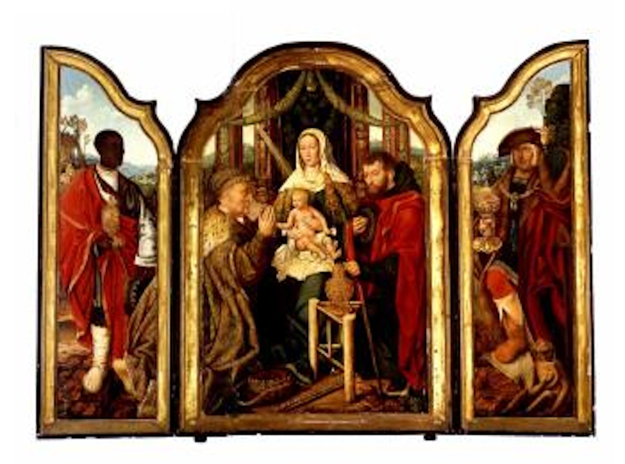 Holy Family by Master of Frankfurt
