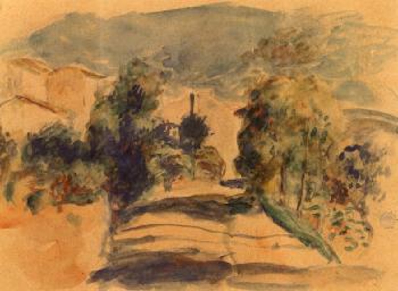 Paysage de Cagnes by Pierre-Auguste Renoir