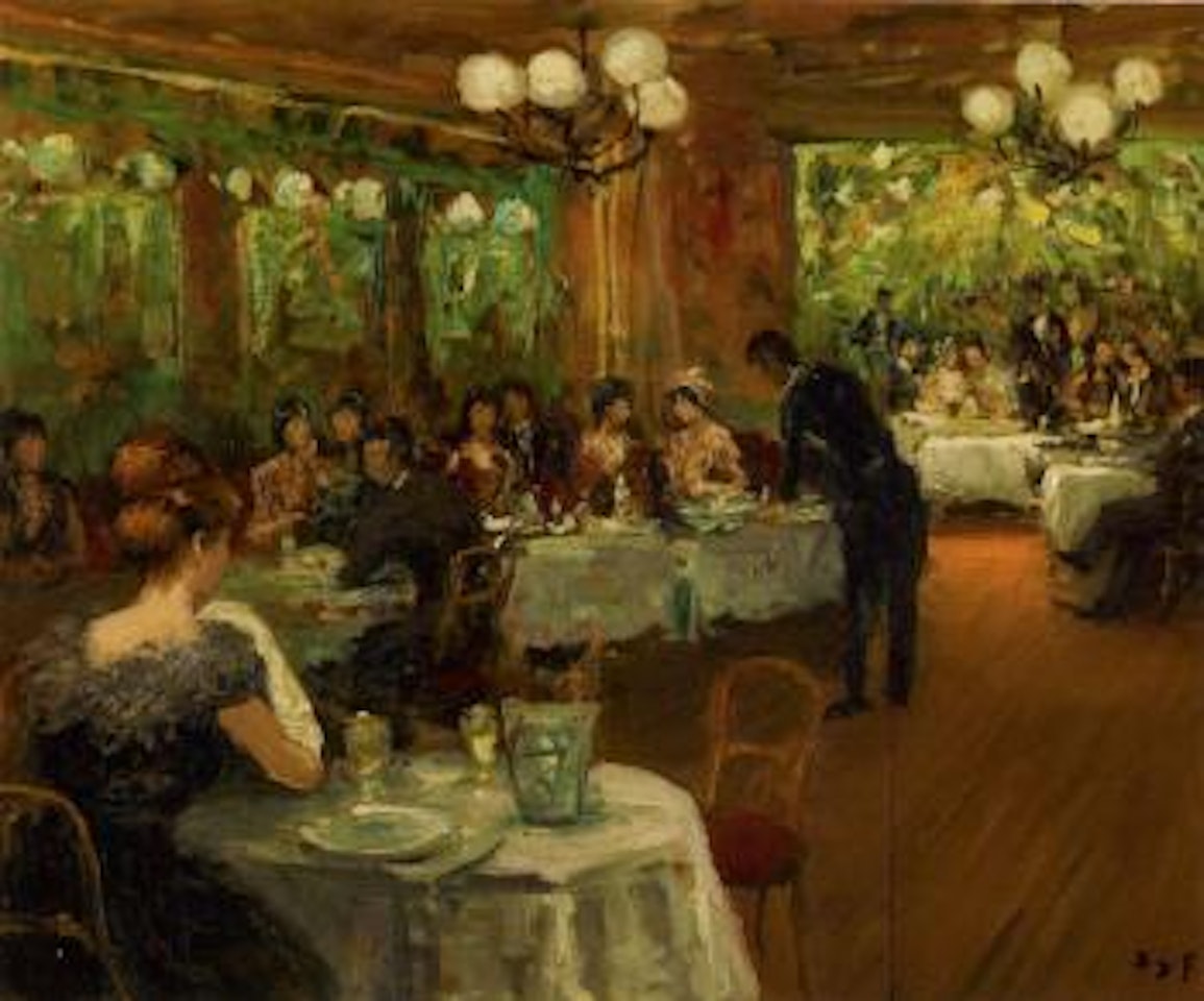 Claudine at Maxim's in Paris by Marcel Dyf