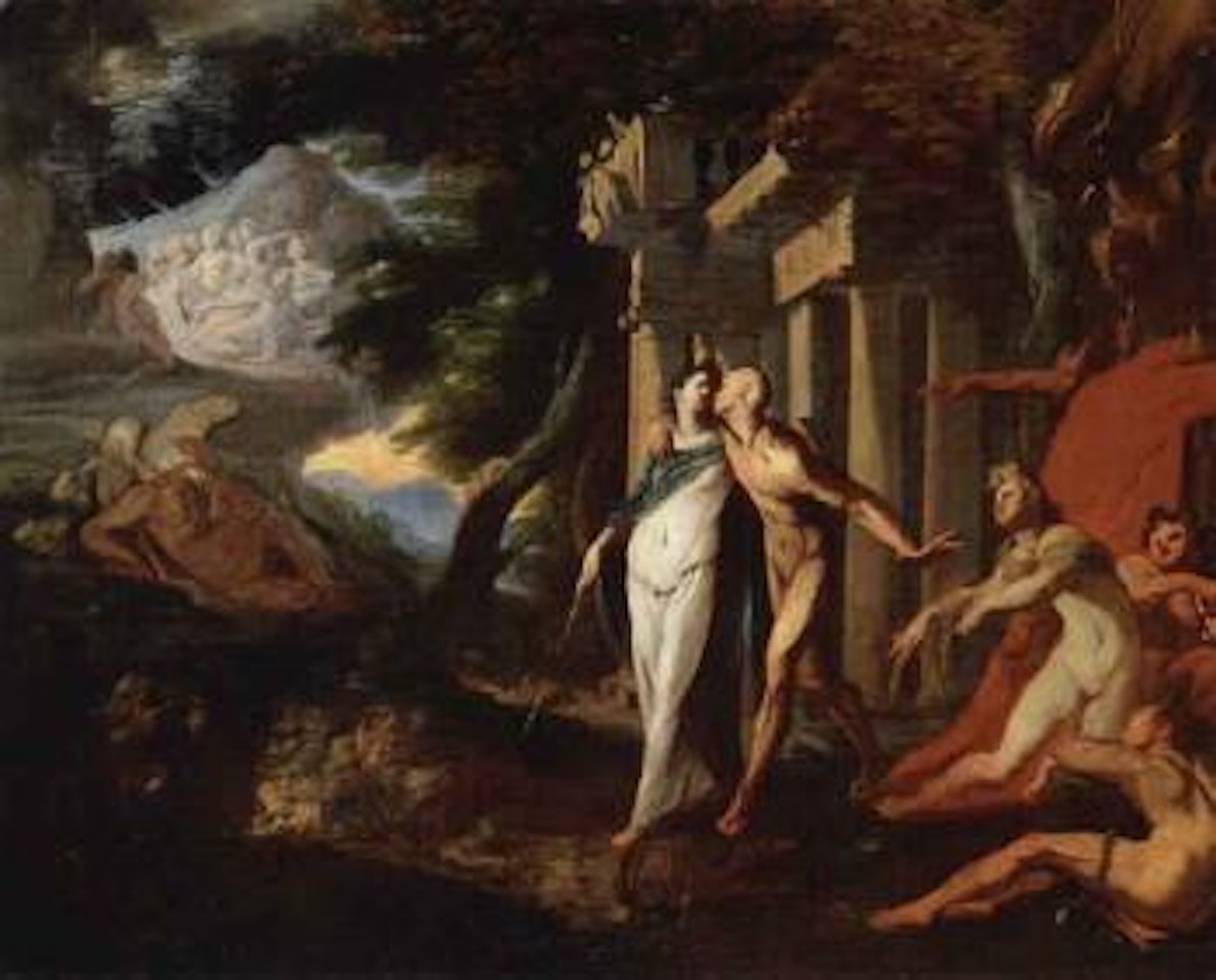 Orpheus taken in the kingdom of the dead by German School